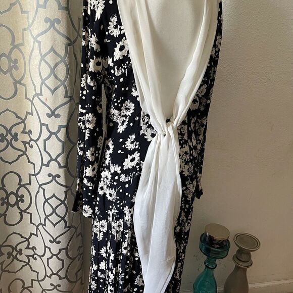 Cynthia rowley cold back maxi dress sz 10 - Picture 5 of 13